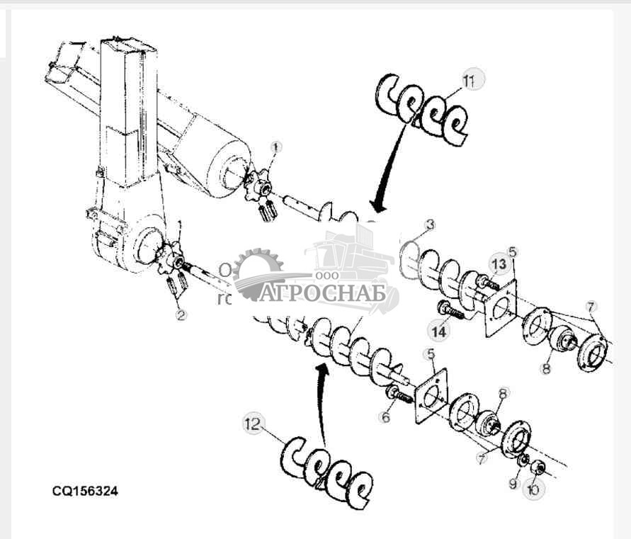TAILINGS AND CLEAN GRAIN AUGER 